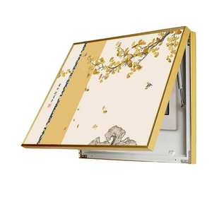 电表箱装饰画开关盒盖板遮丑新中式挂画免打孔遮挡配电箱电源电闸