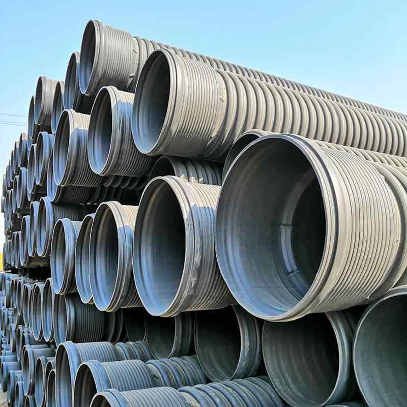 400排水管管道 800工排水管道 双壁波纹管N6638厂排污城市管排水