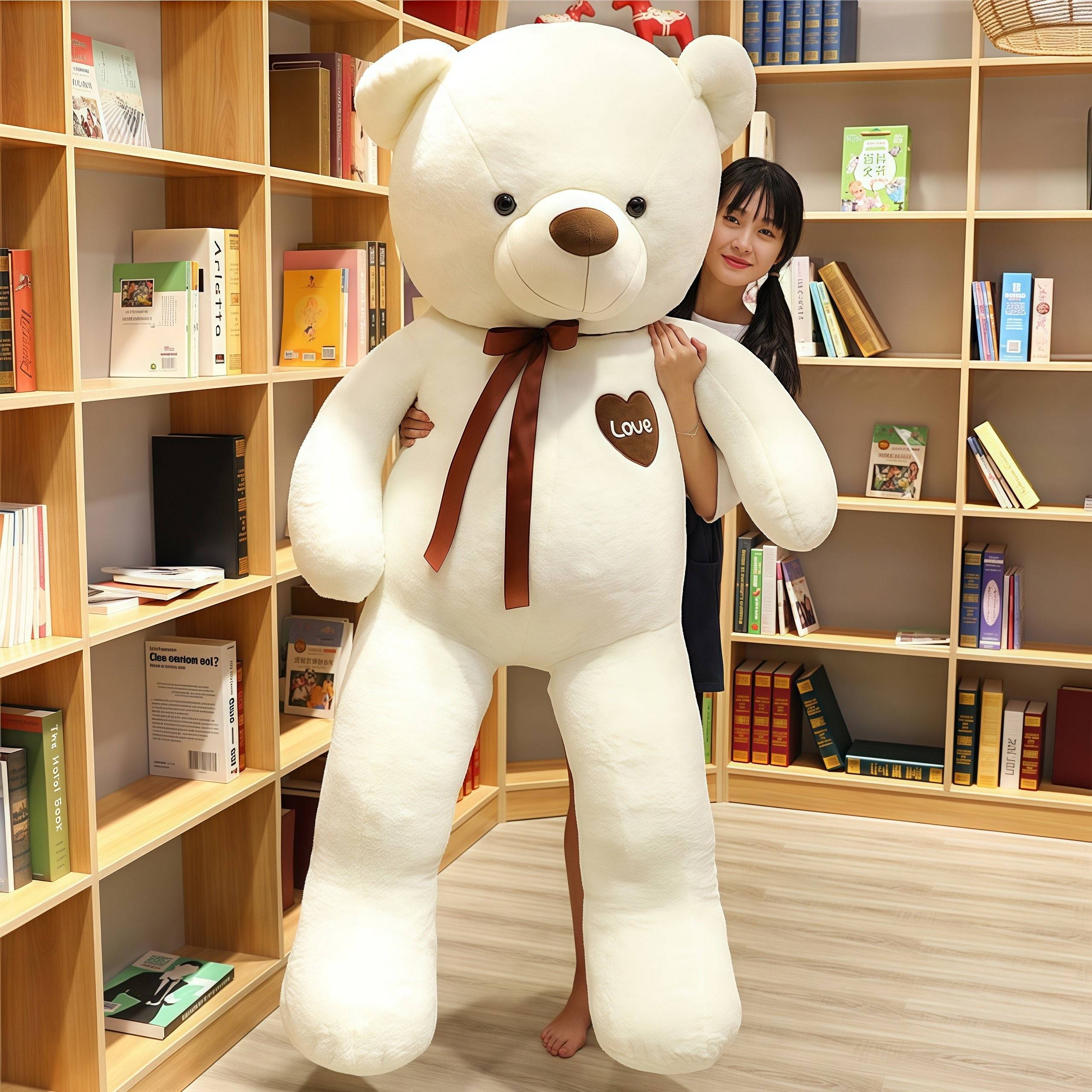 日本超大熊公仔特大号毛绒玩具泰迪熊猫洋布娃娃抱抱熊女可爱玩偶