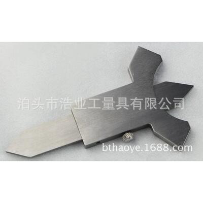 游标焊缝检验尺 焊缝高度0-8 角焊缝厚度0-20 坡口角度60708090度