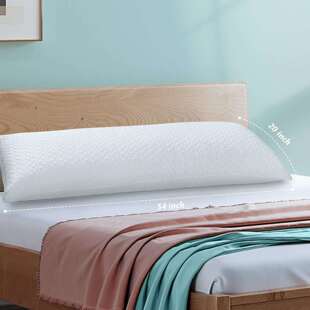 碎记忆海绵身体枕长枕抱枕凉感冰丝竹纤维可拆卸外套护颈椎枕头