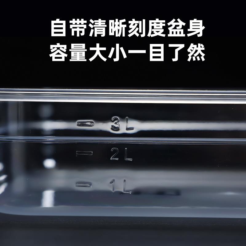 麻辣烫份数盆透明塑料选菜盆商用展示柜专用装菜盒子压克力份数盒