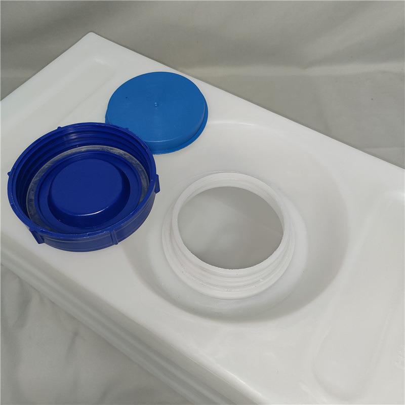加厚牛筋70L扁平卧式长方形塑料储水桶pe水箱塑胶方箱房车存水罐图片