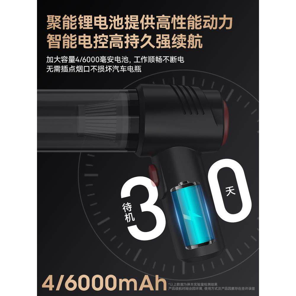 车充载吸尘器车用无线车电汽车用46大吸力功率小型手持迷家你内