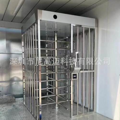 烤漆颜色的全高旋转闸门禁防尾随电动辊闸十字栅栏半高单向进出口