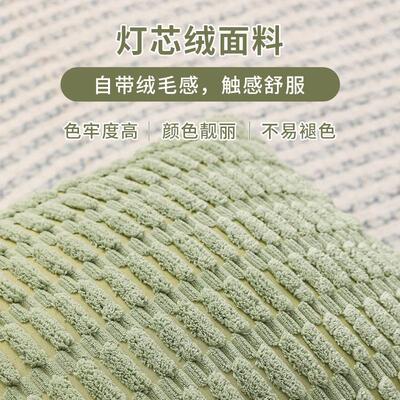 corduroy pillowcase home sofa throw pillow square cushion