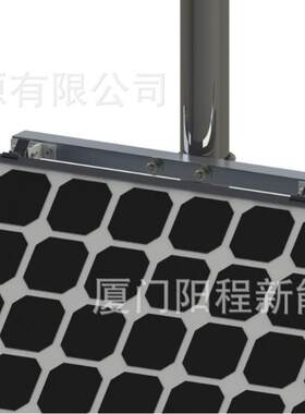 快速安装光伏小面板电线杆固定太阳能面板路灯监控杆光伏安装支架