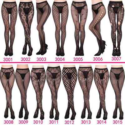 Women Sexy Lace Body Pantyhose Fishnet Stockings 渔网袜女