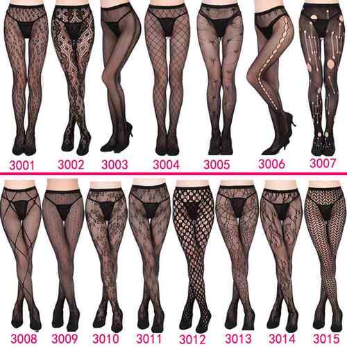 Women Sexy Lace Body Pantyhose Fishnet Stockings 渔网袜女