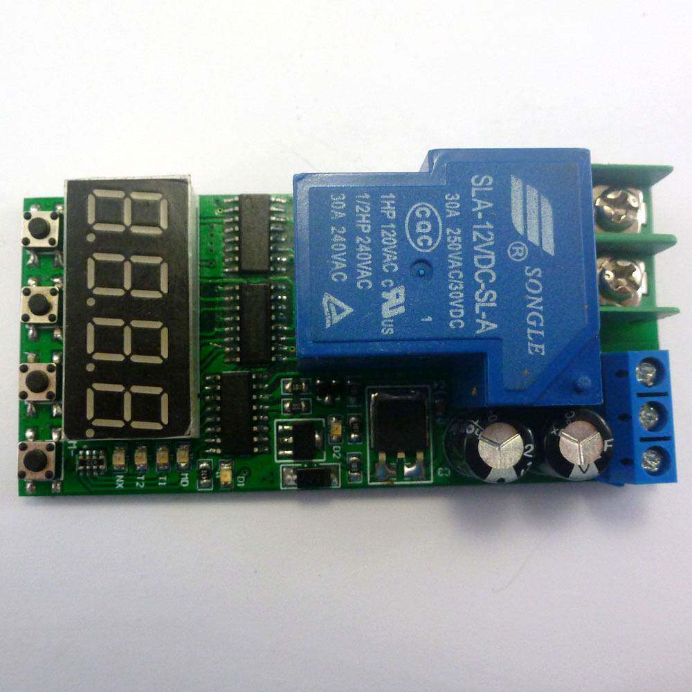 IO23C01直流12V 30A大功率延迟继电器板ON / OFF自锁瞬时时间开关