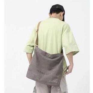 见描述斜挎手提用两包男女生手提补习袋袋学帆布大容量上课包外贸