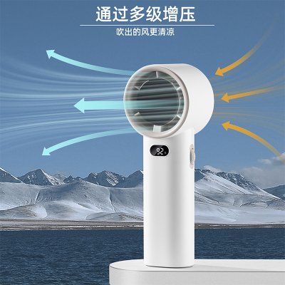 BLINBIN 冰敷降温三档风速一键降温迷你便携手持USB小风扇大风力