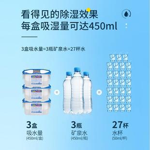 白元 进口除湿盒防潮霉燥剂干衣柜室防吸81961湿除内湿剂