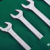 口0801784418开扳手套装 22mm 开梅花两用扳手工具梅6呆扳手扳17件