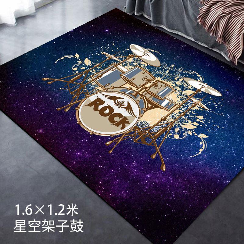 架子鼓隔音地垫防滑隔音地毯加厚垫电子鼓爵士鼓专用毯减震垫新款