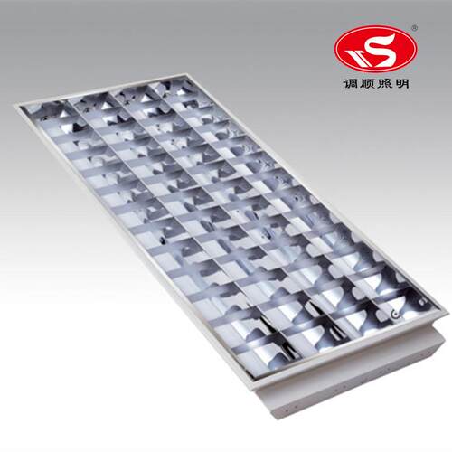 供应T8格栅灯盘3*40WT8LED格栅灯盘LED双管日光灯镜面格栅灯