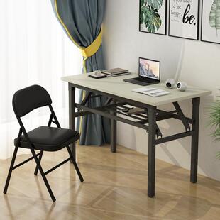 折叠美甲桌折叠桌子摆摊美甲桌电脑长条桌培训桌课桌简易餐桌家用