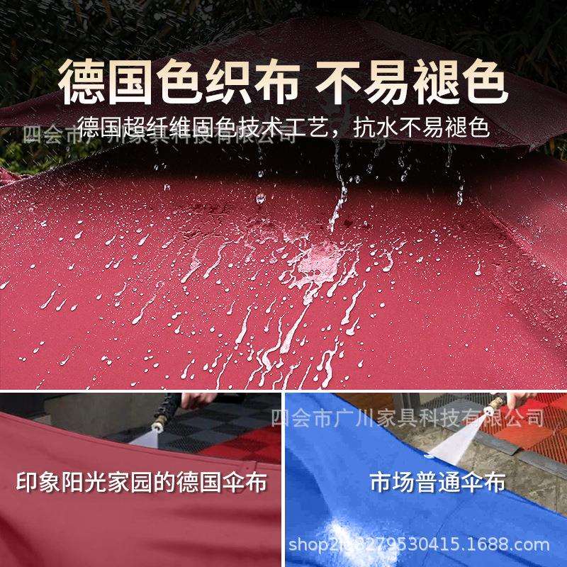 户外遮阳伞户外伞庭院遮阳露台伞大太阳伞商用摆摊室外三米罗马伞