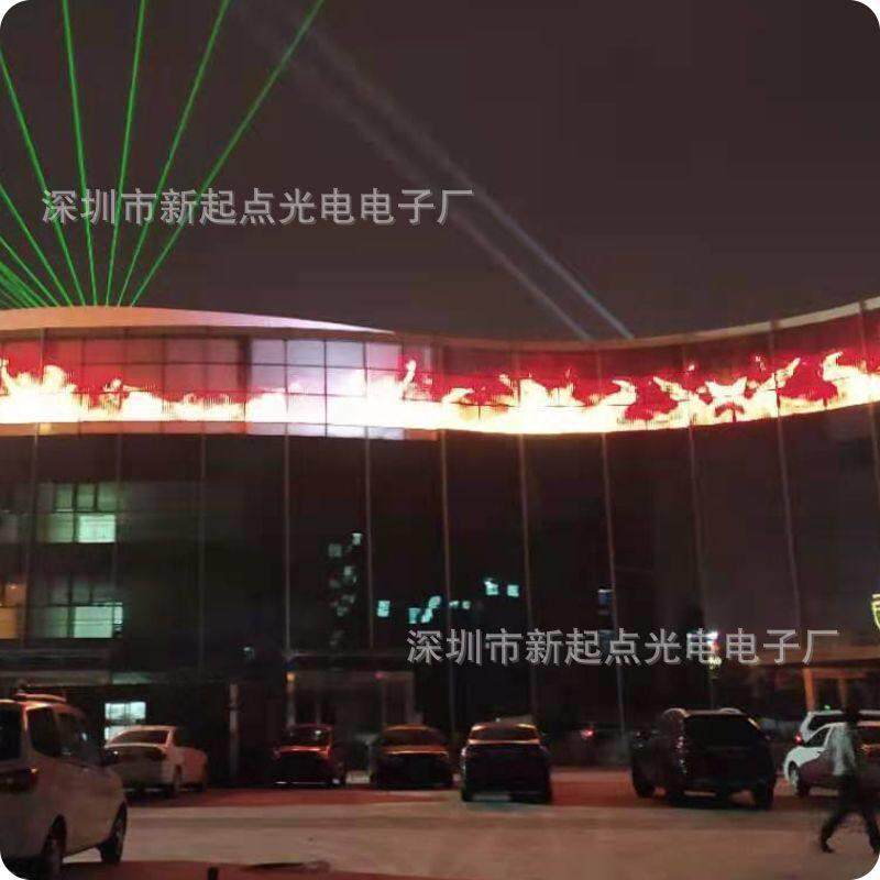 新媒体户外防水全彩H2020灯P31.25柔性网格屏街道楼宇桥梁亮化
