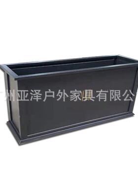 不锈钢花箱园林景观花箱商场商业街花盆摆件酒店广场花槽厂家