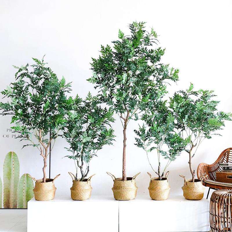 仿真绿植盆栽落地假植物室内民宿服装店办公室铺橱窗美陈装饰造景