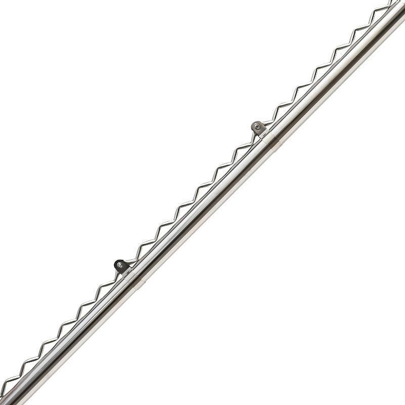 BX62晾衣杆防吹风挂钩波浪线不锈钢S型防风晒衣架波浪钩32528管凉