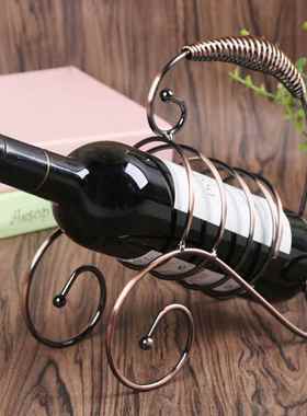 红酒架室内餐厅餐桌酒柜装饰家居工艺品饰品创意客厅现代简约