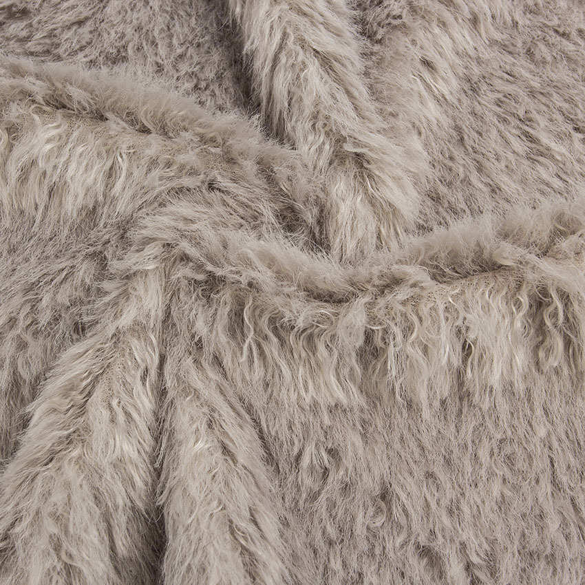 长毛绒布料卷曲家卷曲毛服装卷面料滩羊纺托卡托斯卡纳