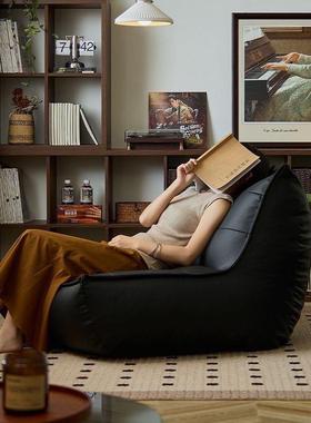 懒人沙发单人榻榻米卧室阳毛台小沙发可IZV可睡网红毛虫袋躺沙豆