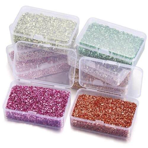 80g Crushed Glass Stones Resin Filling for DIY Epoxy Resin