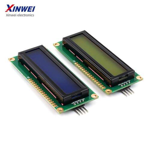 LCD1602液晶显示屏1602A V2.0蓝屏黄绿屏灰屏5V 3.3V