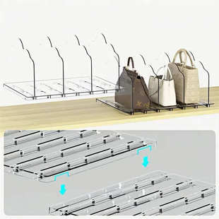 现货衣柜分隔板整理柜书架包包收纳盒日式衣橱整理挡板多用途挡板