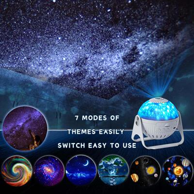 .25 in 1 LED Star Night Lights Galaxy Projector Rotate Plane