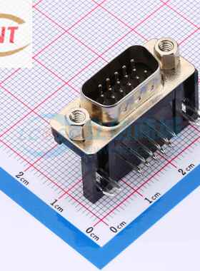 D-Sub/VGA连接器 DS1038-15MBNSIA74-0CC 弯插 公 15P 电子元器件