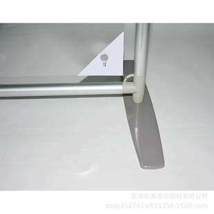 80x180铝合金易拉宝 门型展架圆管展示架透明画面广告立屏展示架