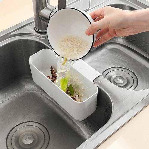 Kitchen Sink Drainer Basket, Hanging Style Drain Rack for Ut