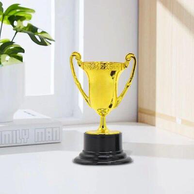 Mini Trophies for Kids Plastic Gold Award Trophy Cups Gold