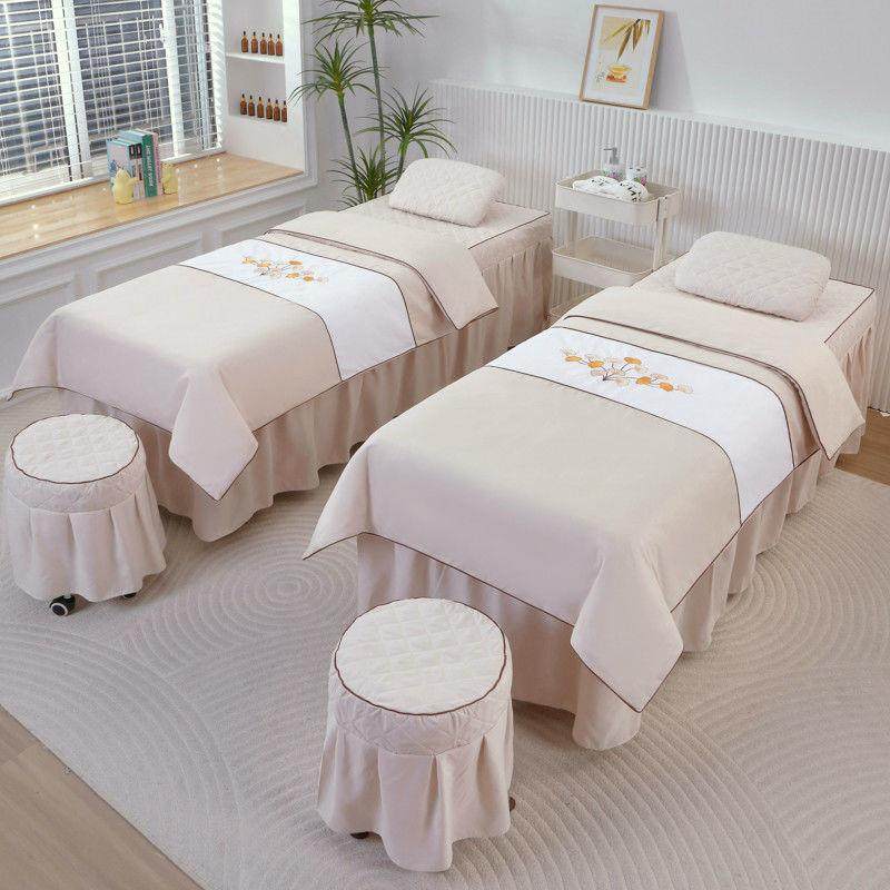 床罩四件套高档轻奢院按摩床单四季通用欧式简约