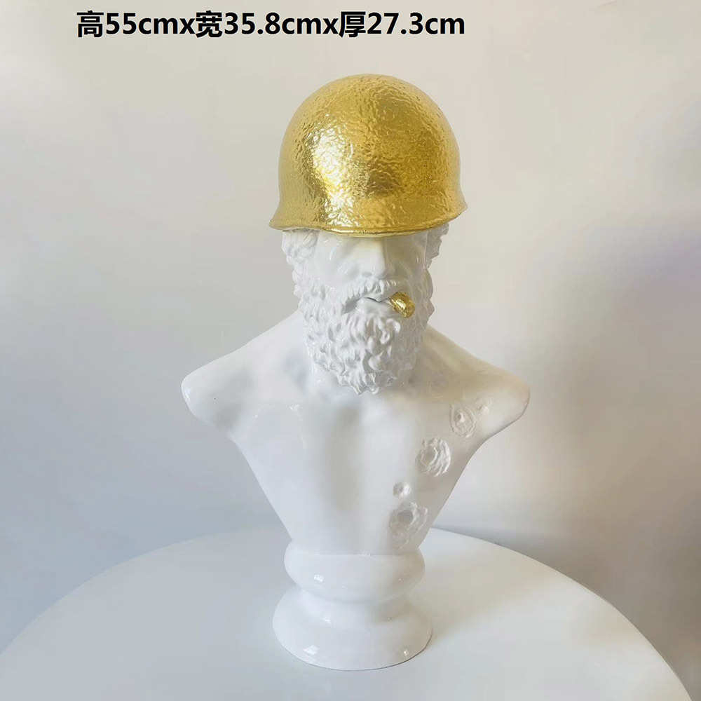 TFK-SZ-57人物摆件石膏像雕塑摆件玄关客厅样板间装饰美术写生