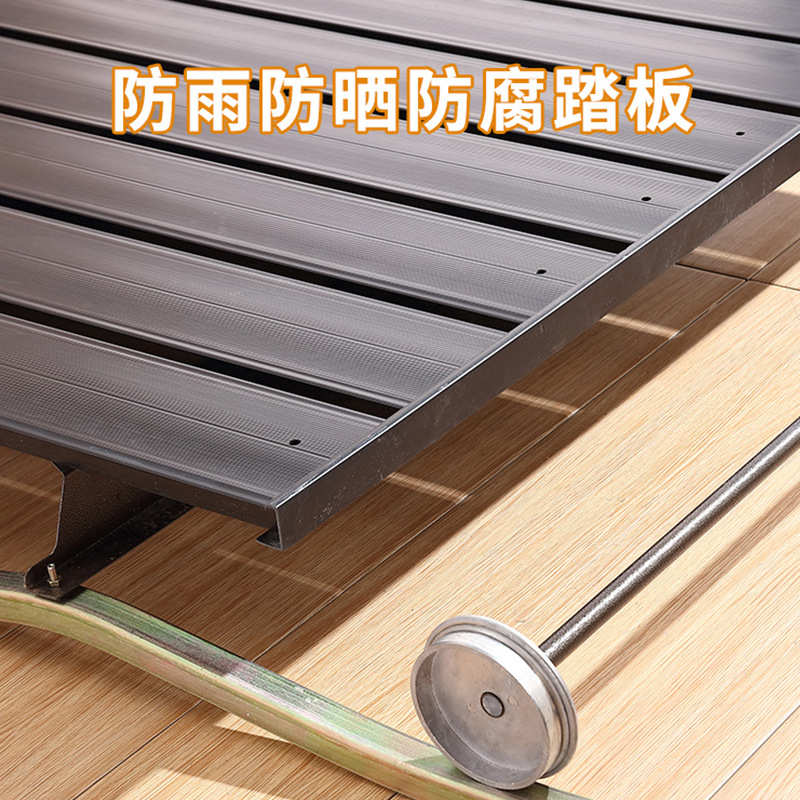 四人秋千艺庭院天台休闲摇椅摇防晒多人红户外网铁动力防水摇椅露