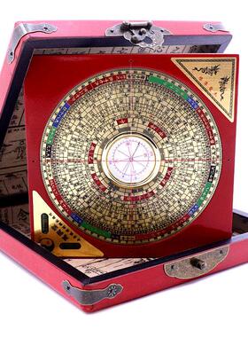 香港纯铜老字号万兴堂罗盘5寸6寸8寸10寸三合综合盘专业高精度