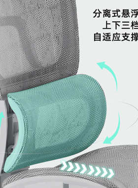 办公椅【人体工学透气椅椅e14】送货上门电脑趟椅竞电二代可家用