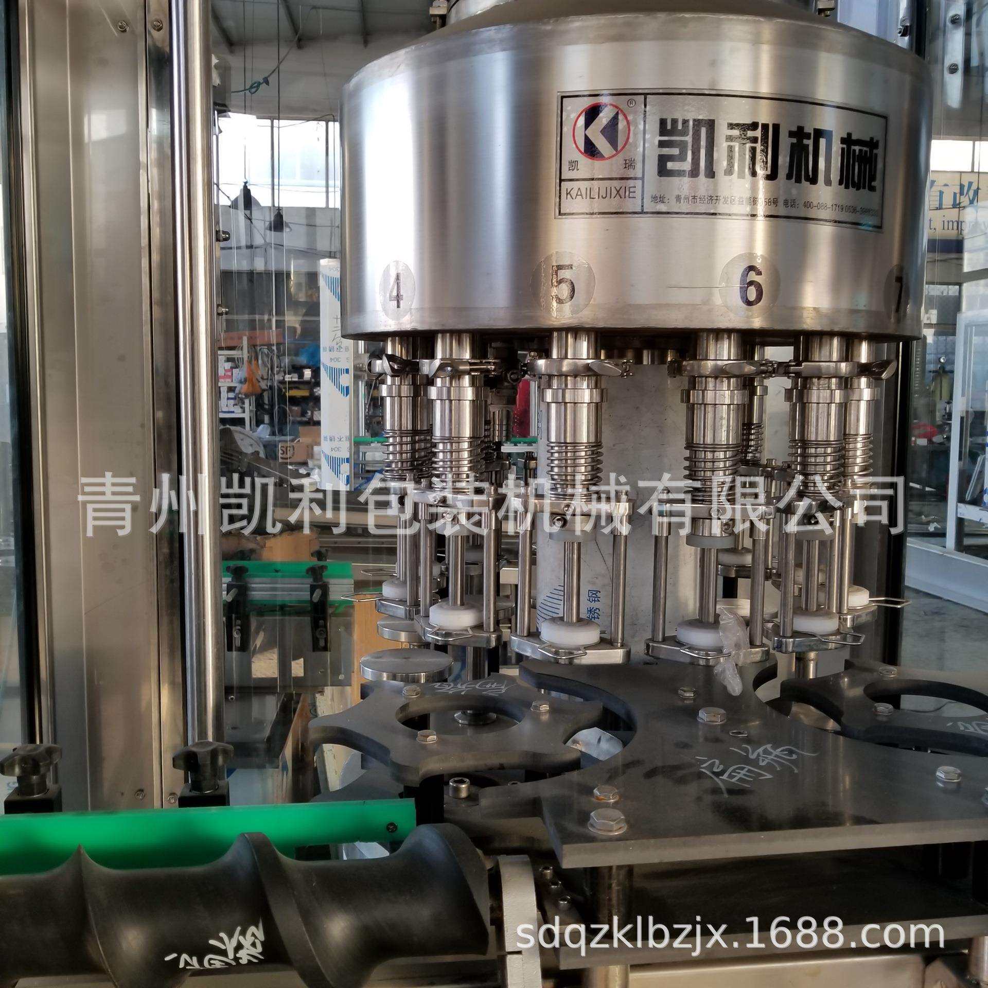 酵素原液全自动灌装机 蓝莓酒饮料自动生产线 酸梅汁饮料灌装设备