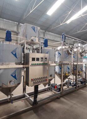 厂家应榨精炼油桃设备全套核油精炼VYV机商用不供锈钢植物油提炼