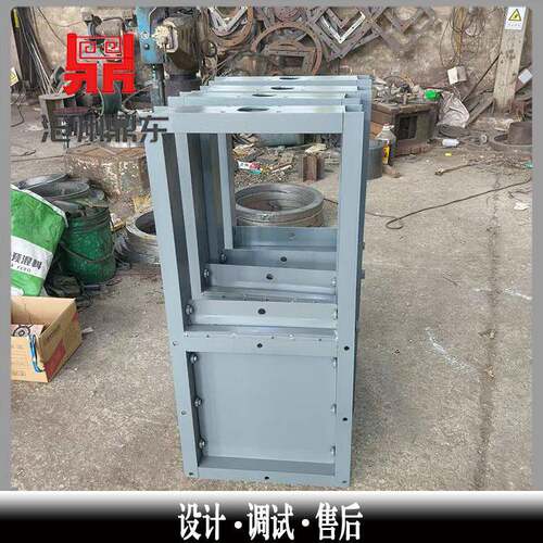 煤炭气动插板阀放料粉尘颗粒闸板阀手电一体两用大口径多插板闸