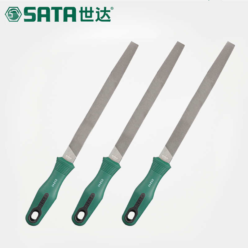 世达五金sata细齿半圆锉碳钳工锉锉刀钢锉金属打磨工具搓刀03939
