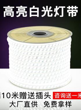 灯带led灯带客厅家用超亮光带3030灯条户外防水180珠线灯220v