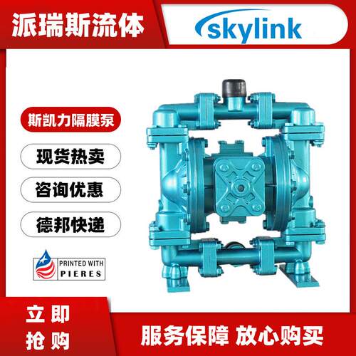 气动隔膜泵LS15AA-AA-T/N-TT-TT-00耐酸碱铝合金化工泵DN1