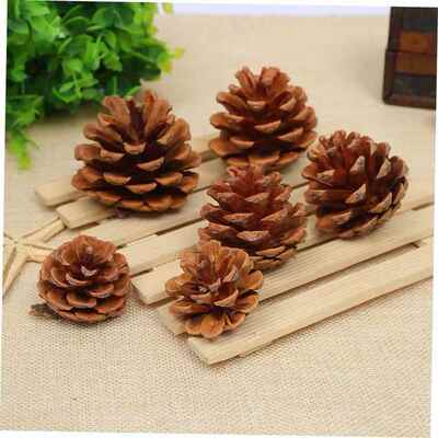 1-18CM pinecone Christmas decoration pendant Display pine