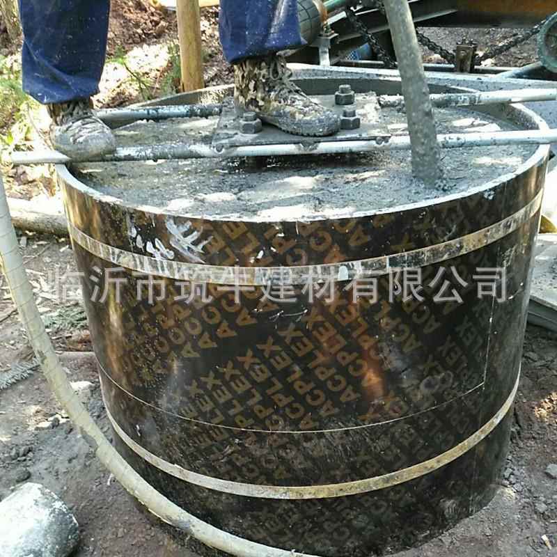 陕西圆形木模价厂家格板，圆柱模板620，建筑模圆柱子板